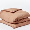 Coyuchi Organic Cotton Crinkled Percale Duvet Cover image