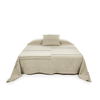 Libeco Moroccan Stripe Linen and Wool Coverlet image