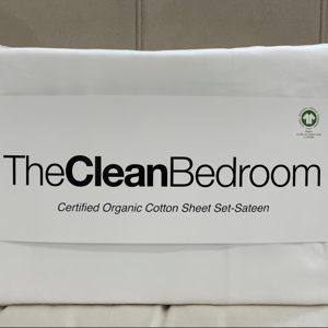 The Clean Bedroom Organic Cotton Sateen Sheet Sets