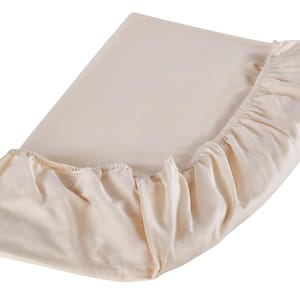 Sleep and Beyond 100% Organic Cotton Sateen Fitted Crib Sheet