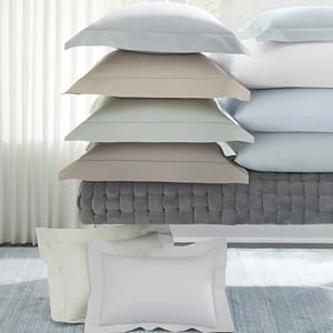 Sferra Celeste Percale Pillowcases and Shams