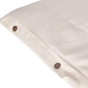 Sleep and Beyond 100% Organic Cotton Sateen Duvet Cover Set