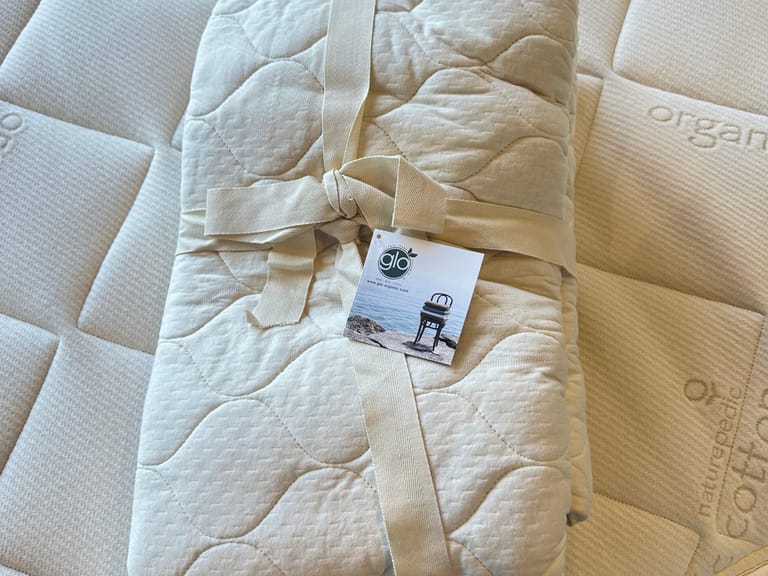 Glo Organics Double Quilted Cotton Mattress Pad image