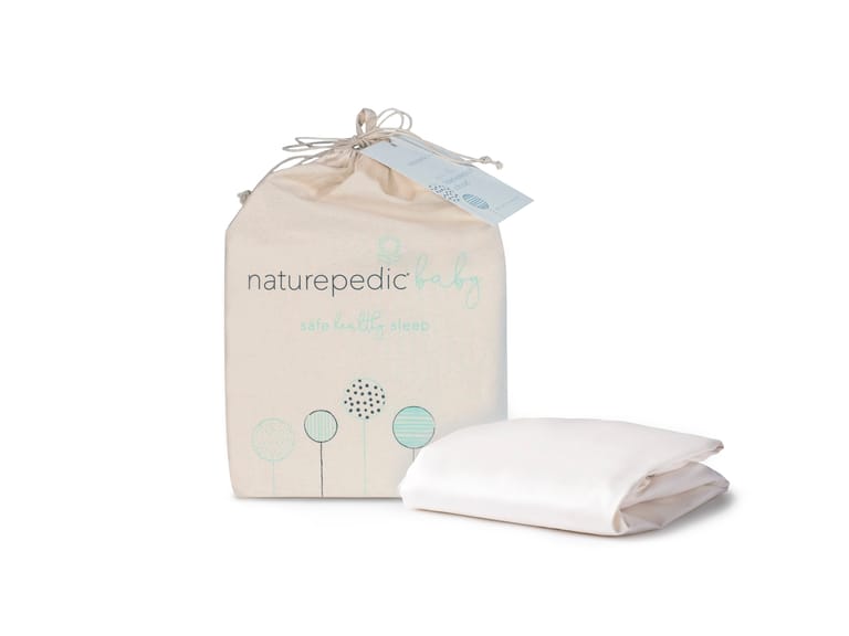 Naturepedic Organic Sateen Crib Sheet image