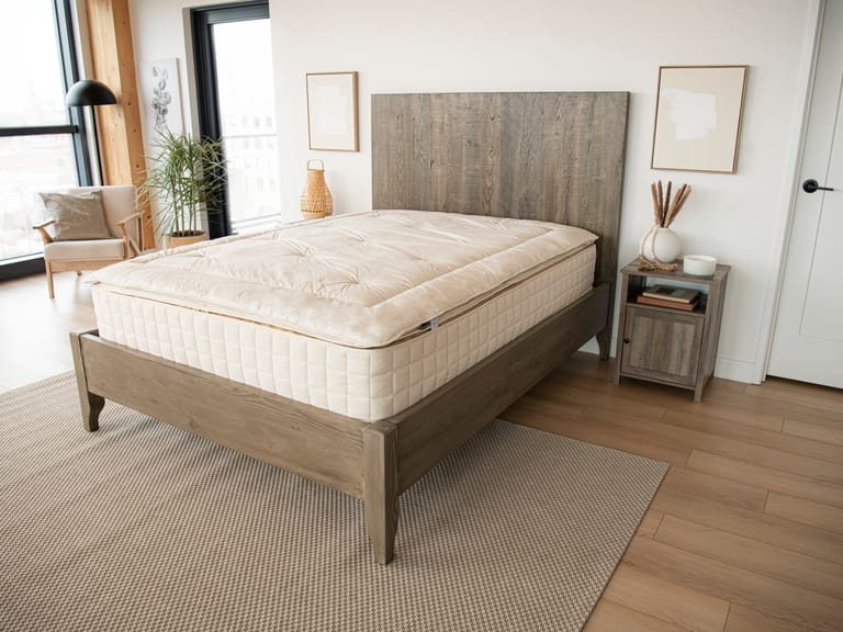 Naturepedic Alpaca Wool Mattress Topper image