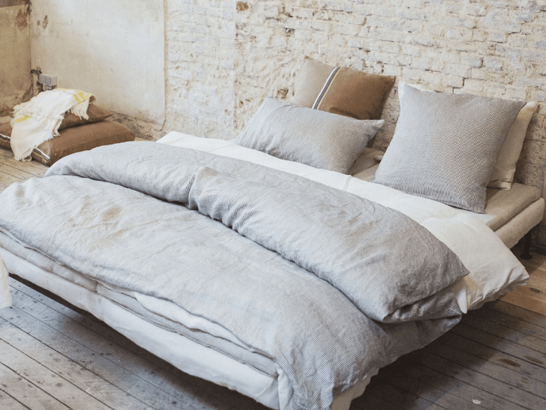 Libeco Workshop Stripe Linen Duvet Cover and Shams image