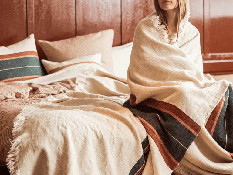 Libeco Lys Linen Coverlet image