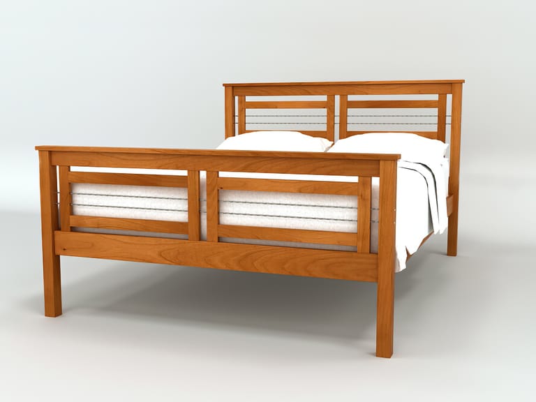Vermont Furniture Designs Cable Crossing Bed Frame image