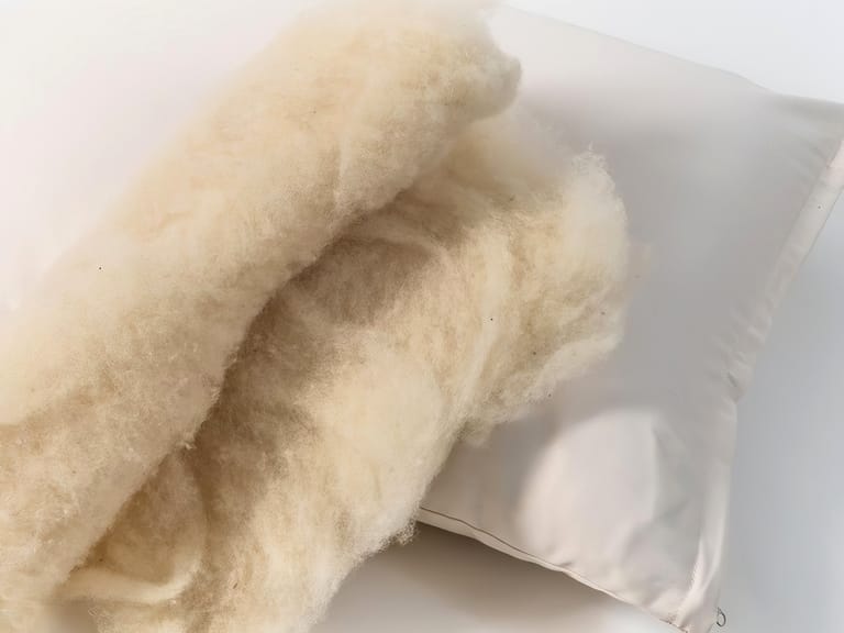 Sachi Organics Wool Bed Pillow - Extra thick image