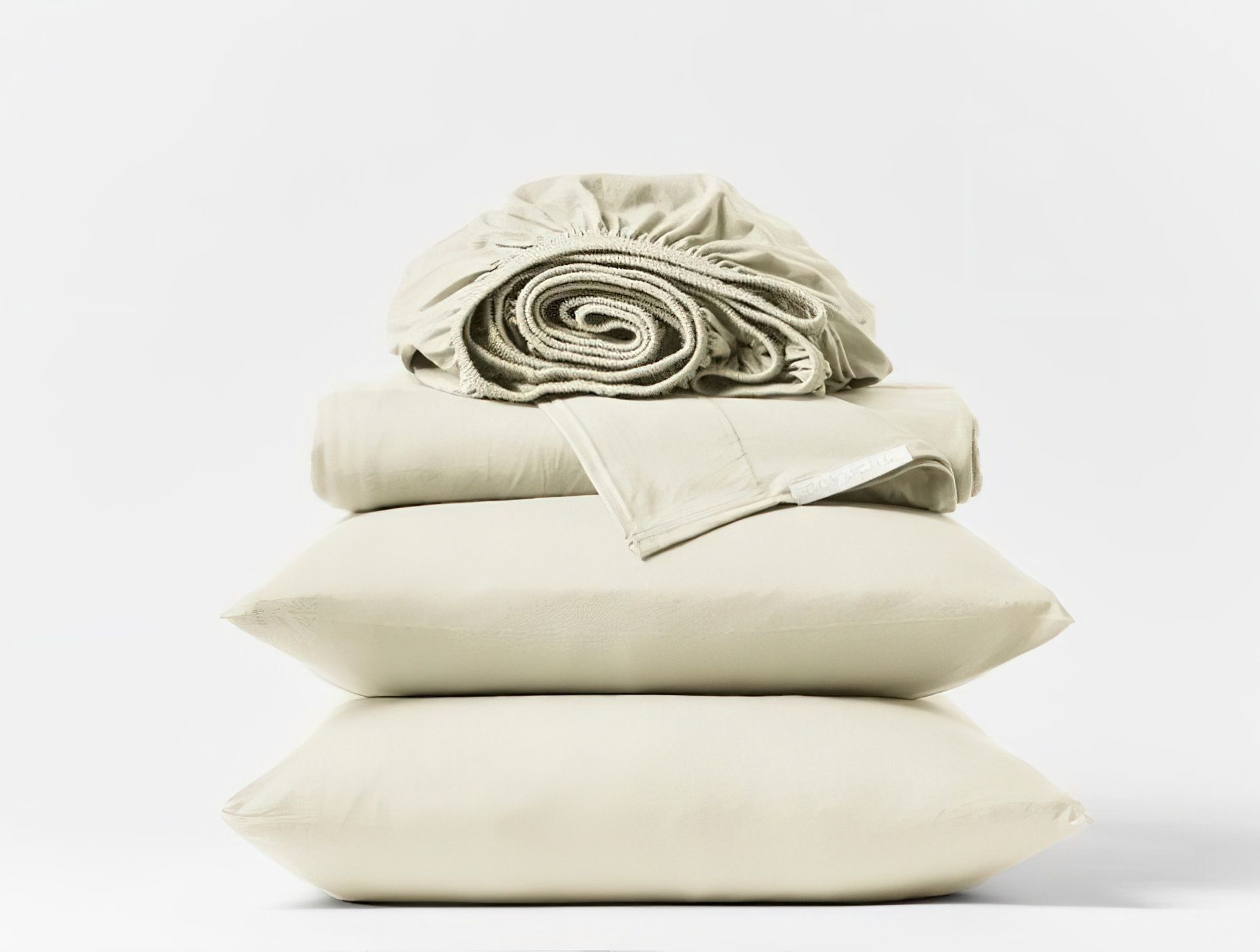 Coyuchi Cloud Brushed Organic Flannel Sheet Set (Full, Alpine White)
