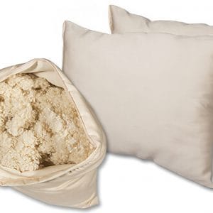 Shambho Pillow: Natural Wool & Buckwheat — Sachi Organics