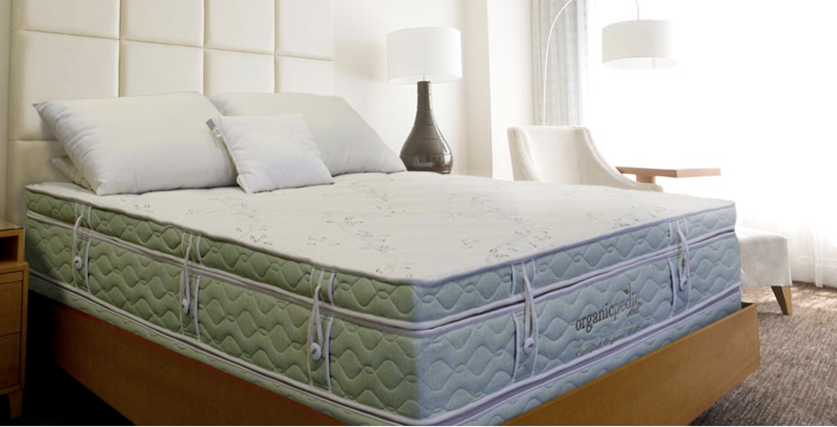 organicpedic rossa customizable certified organic queen mattress