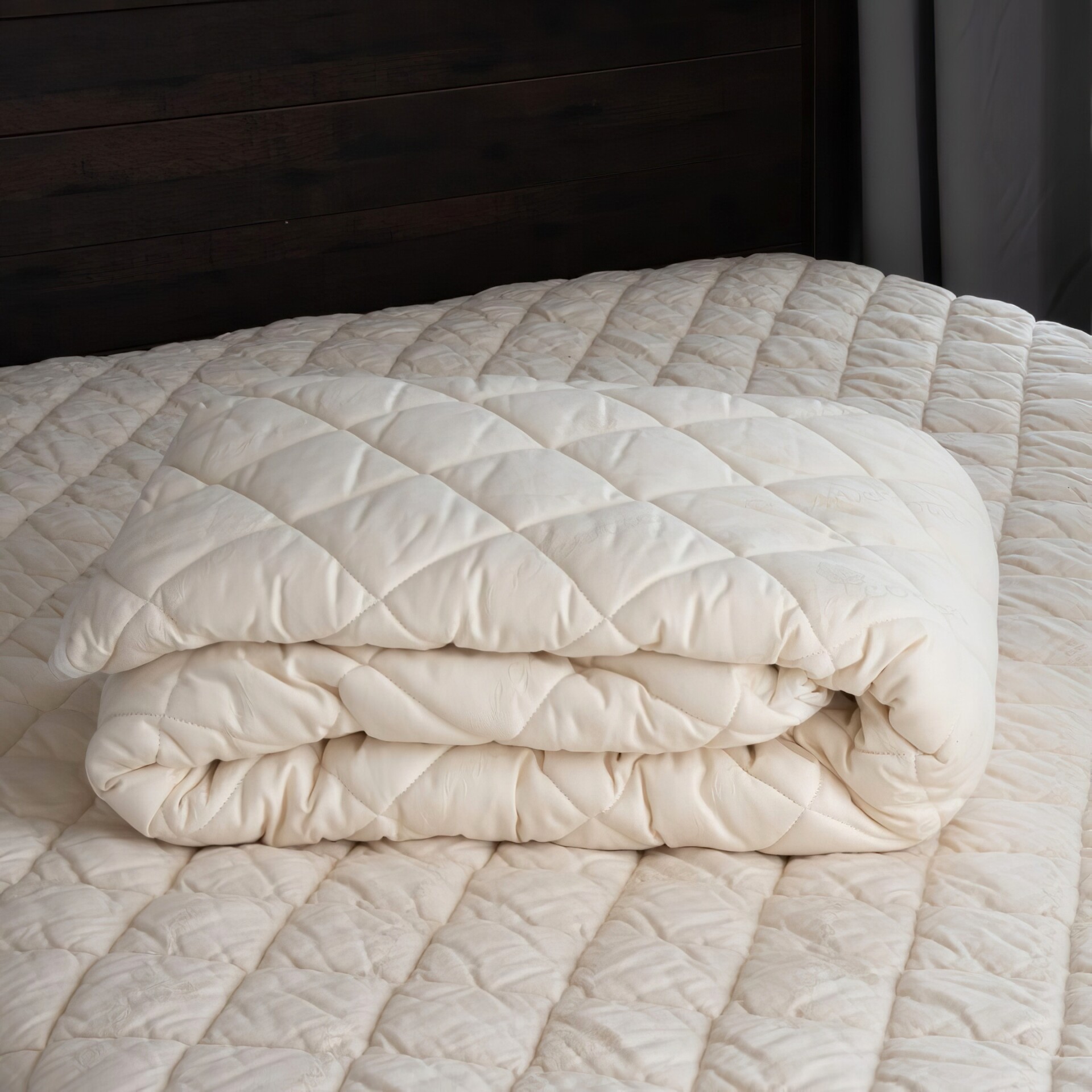 suite sleep organic cotton mattress pad