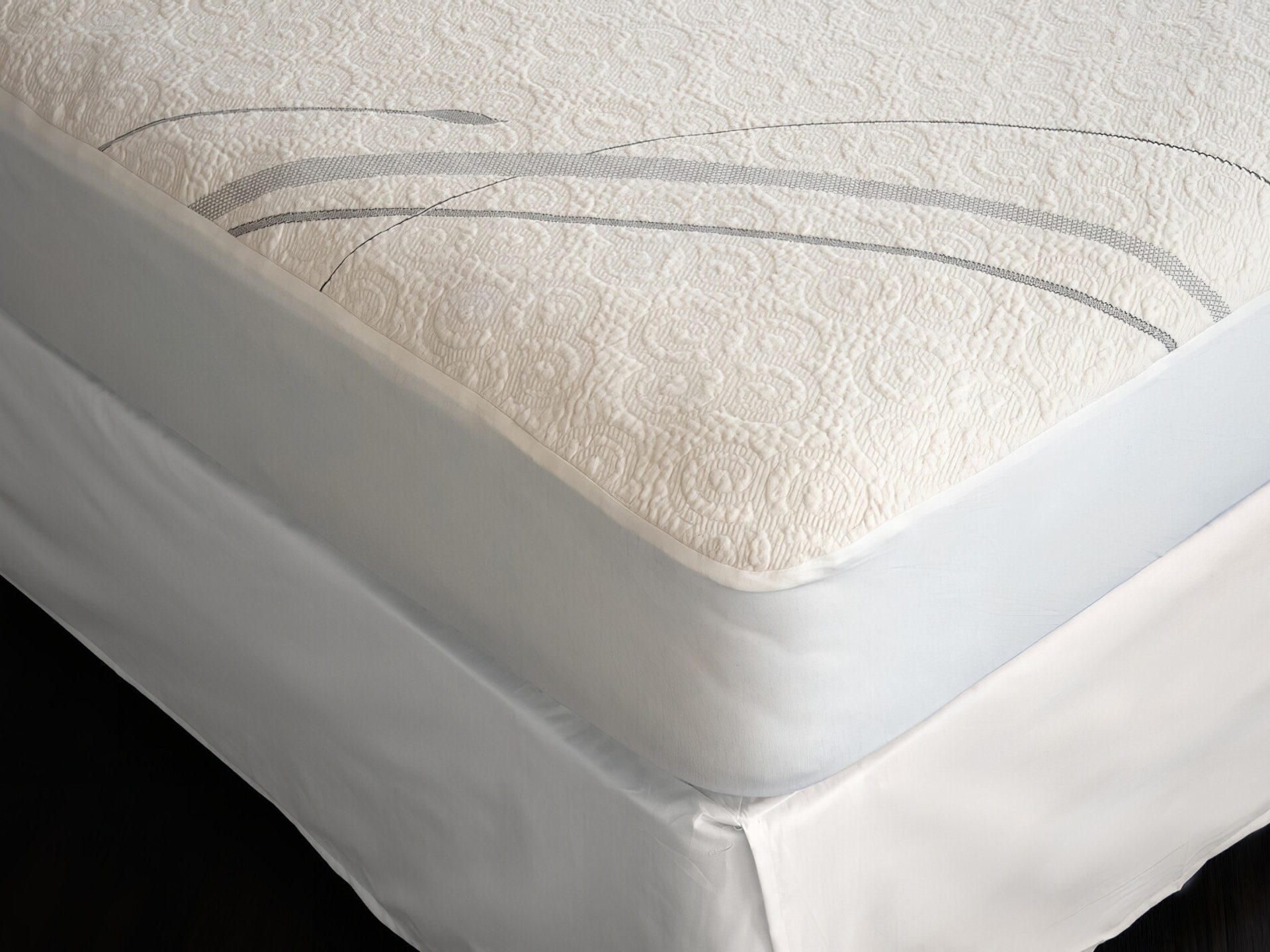 devine organic cotton stretch knit mattress protector
